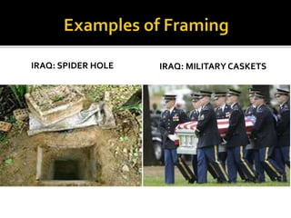 IRAQ: SPIDER HOLE IRAQ: MILITARY CASKETS
 