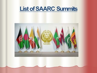 ListofSAARC Summits
 