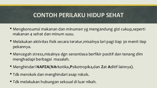 Pola Hidup Sehat
