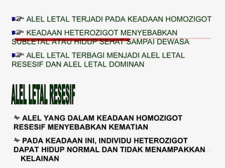 Materi Biologi mengenai Pola-Pola Hereditas Kelas XII | PPT