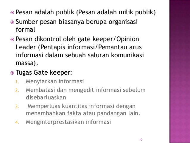 Pola pola komunikasi di indonesia