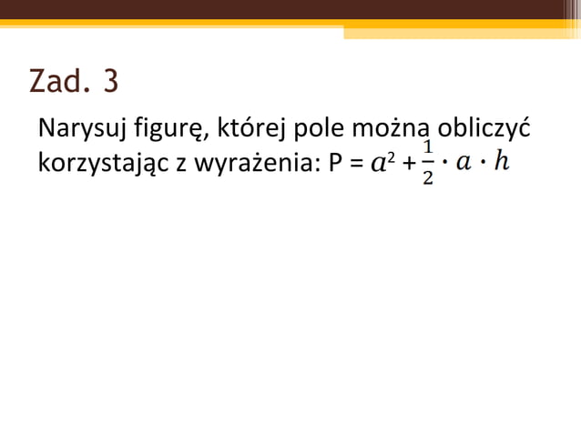 Sprawdzian Wsip Pola Figur Plaskich Kl 7 Grupa B www.slideshare.net