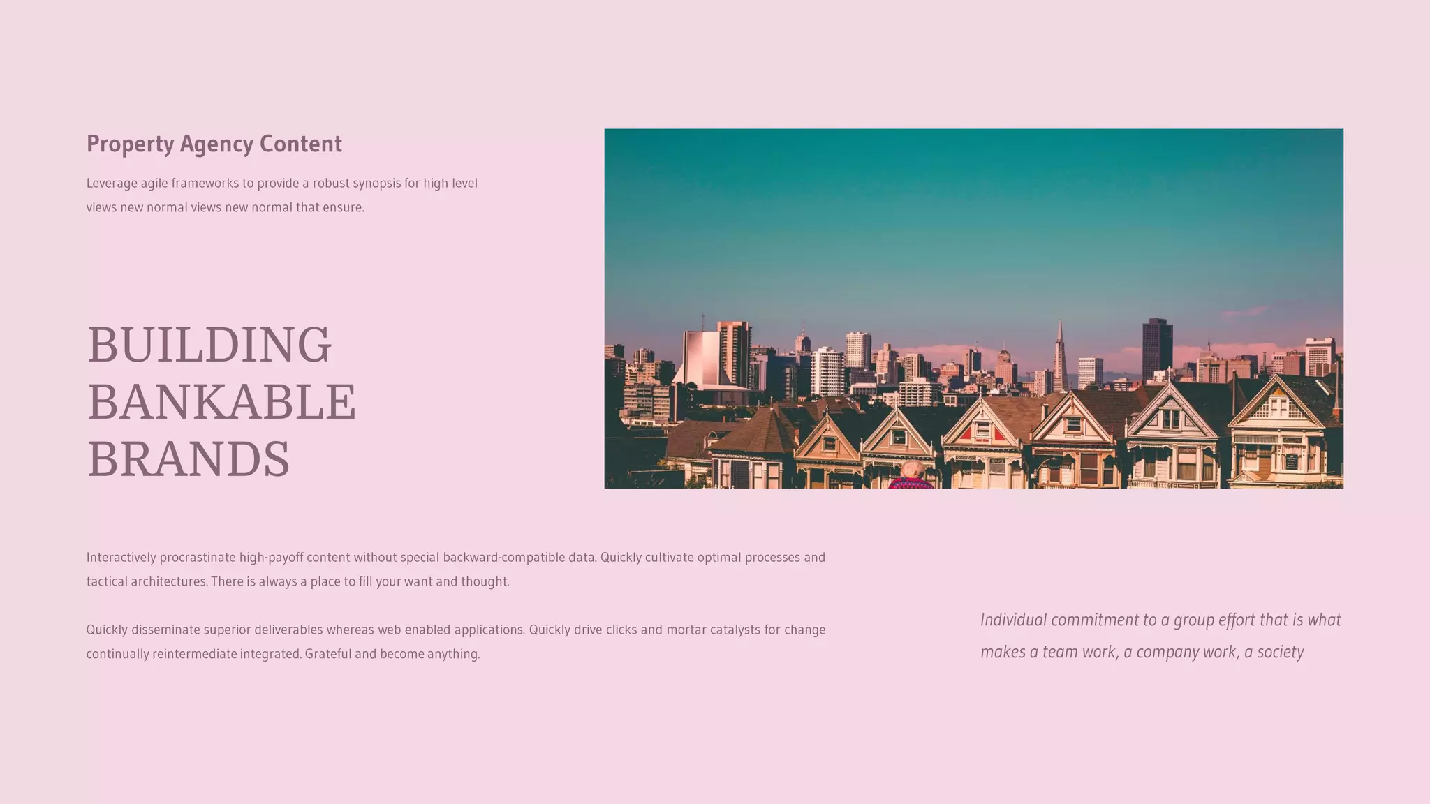 BUILDING
BANKABLE
BRANDS
 