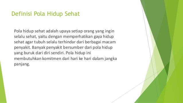 Pola Hidup Sehat Alin Marlina