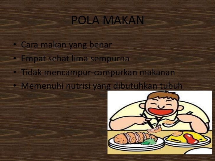 Pola Hidup Yang Sehat
