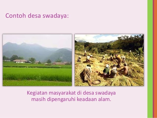 Pola Keruangan Desa Dan Kota