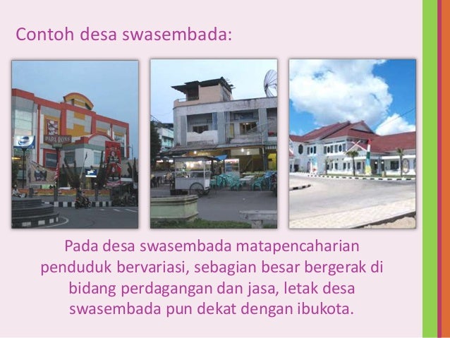 Pola keruangan desa dan kota