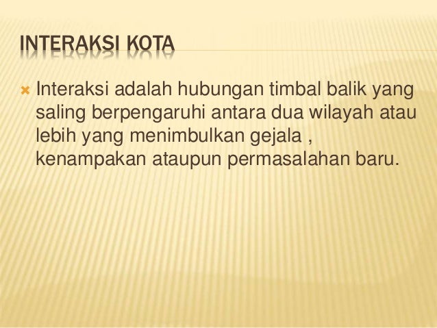 POLA KERUANGAN KOTA SMA KLS 12 GEOGRAFI