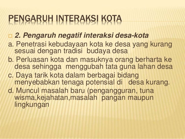 Pola Keruangan Kota Sma Kls 12 Geografi