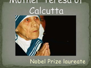 Nobel Prize laureate
 