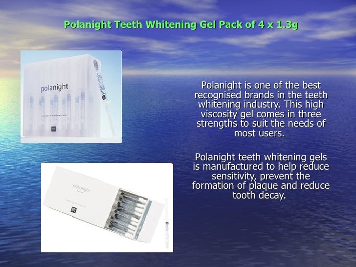 Polanight teeth whitening system