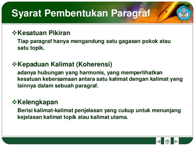 Pola Paragraf Dan Kalimat Utama