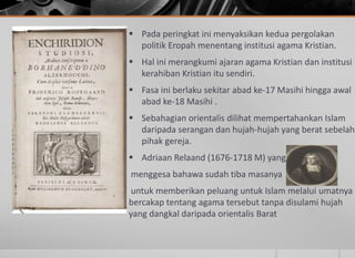 POLA PEMIKIRAN GERAKAN ORIENTALIS ABAD KE-18.pptx