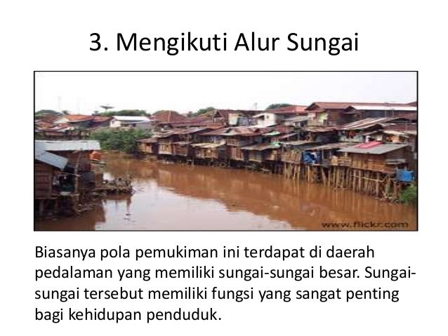 Pola Pemukiman Penduduk