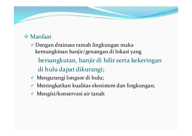 Pola Penanganan Drainase Perkotaan