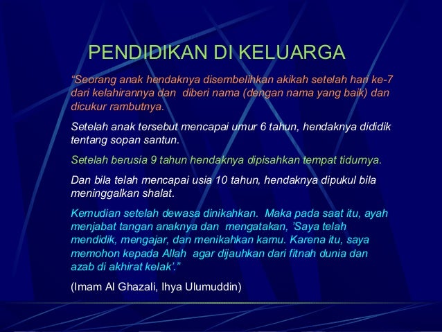 Dalam Islam Buku Anak Pendidikan