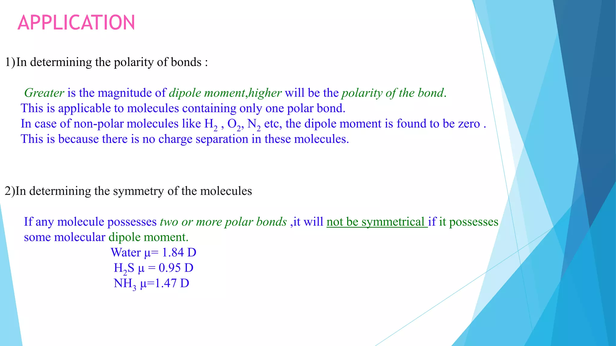 Polar and non polar compounds and dipole moment - PPT | PPTX