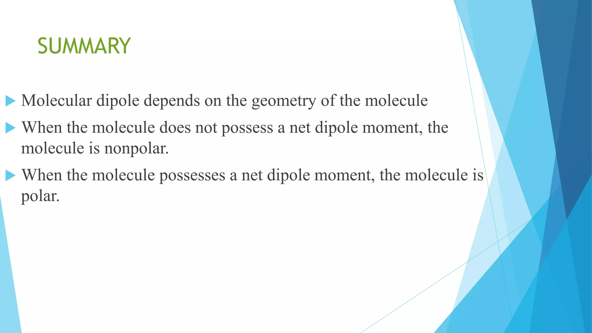 Polar and non polar compounds and dipole moment - PPT | PPTX