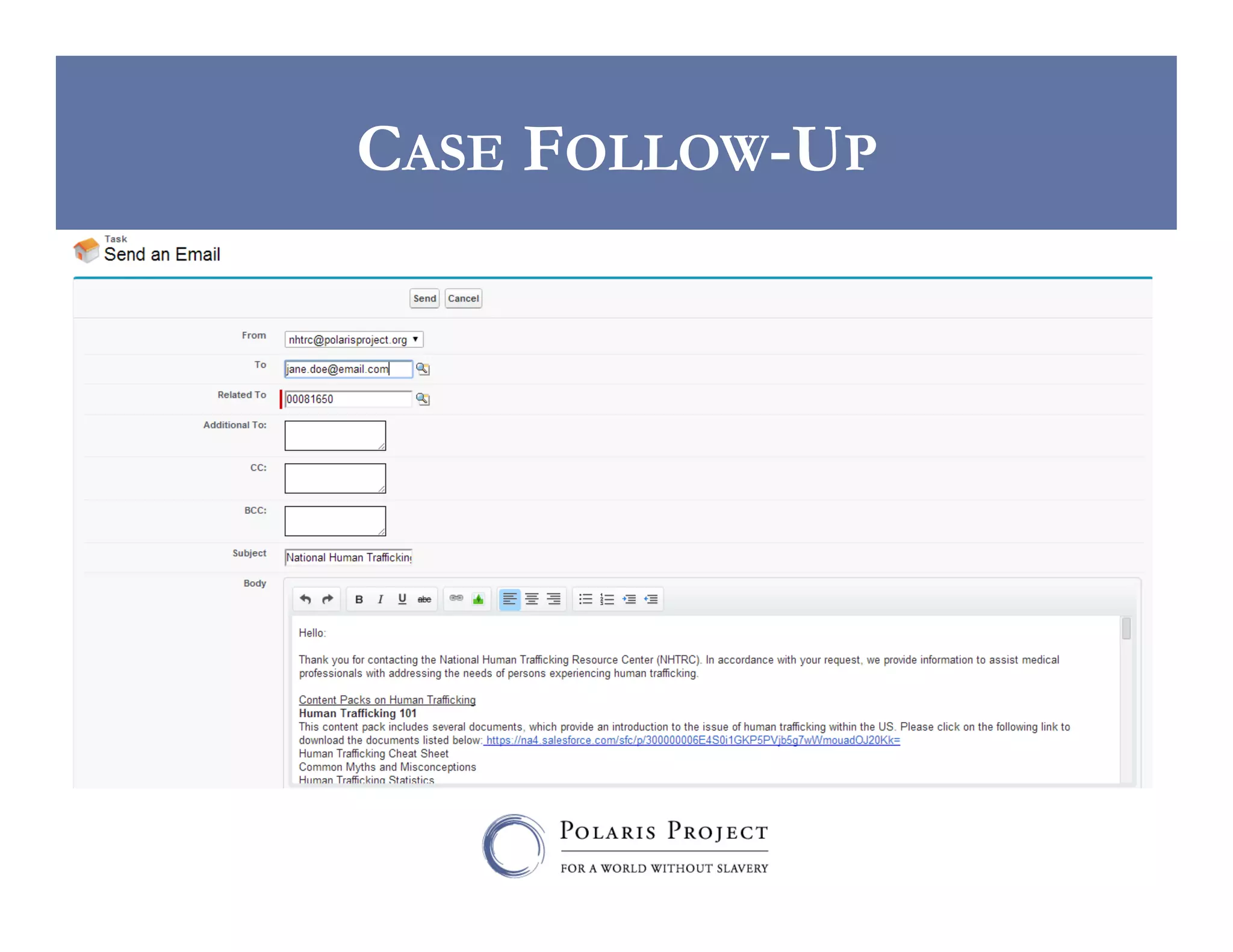 CASE FOLLOW-UP

 