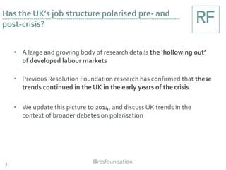 • A large and growing body of research details the ‘hollowing out’
of developed labour markets
• Previous Resolution Found...