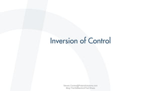 Steven.Contos@PolarisSolutions.com
Blog:TheOldManAndTheCSharp
 