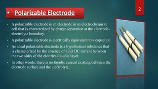 Polaeizable Polarizable & non polarizable Electrodes | PPTX