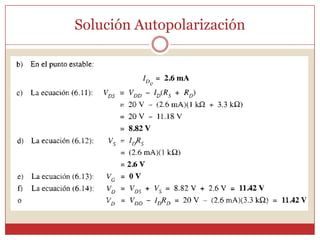 Solución Autopolarización