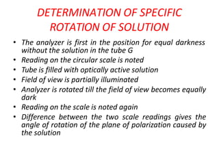 Difference Between Optical Rotation And Specific Rotation polarization-1.pptx