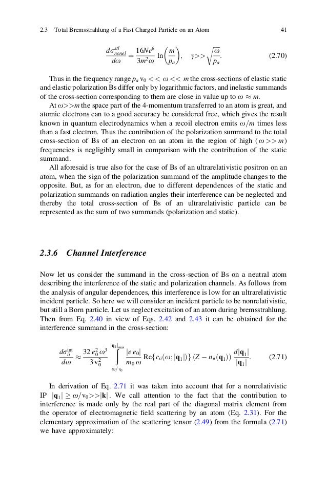 Polarization Bremsstrahlung On Atoms Plasmas Nanostructures And Sol Polarization Bremsstrahlung On Atoms Plasmas Nanostructures And Sol