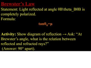 Polarization of light waves and applications.pptx