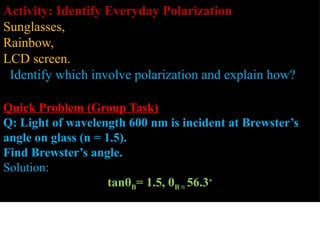 Polarization of light waves and applications.pptx