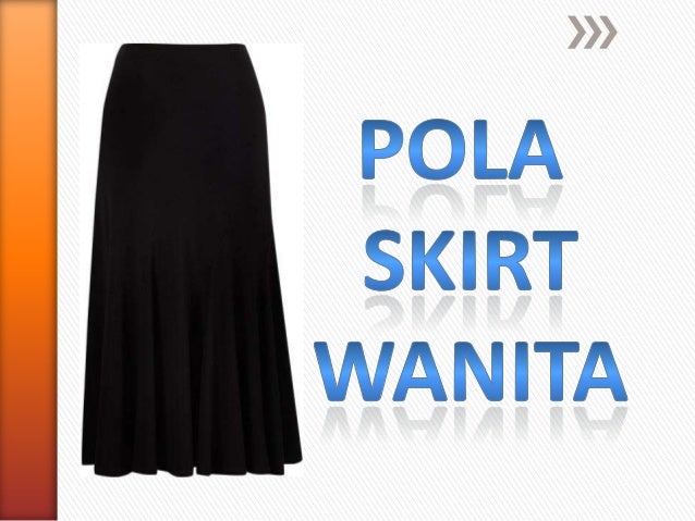 Pola skirt wanita