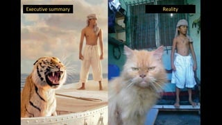 Executive summary Reality
 