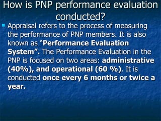 Polce organization and administration (demo presentation) | PPT