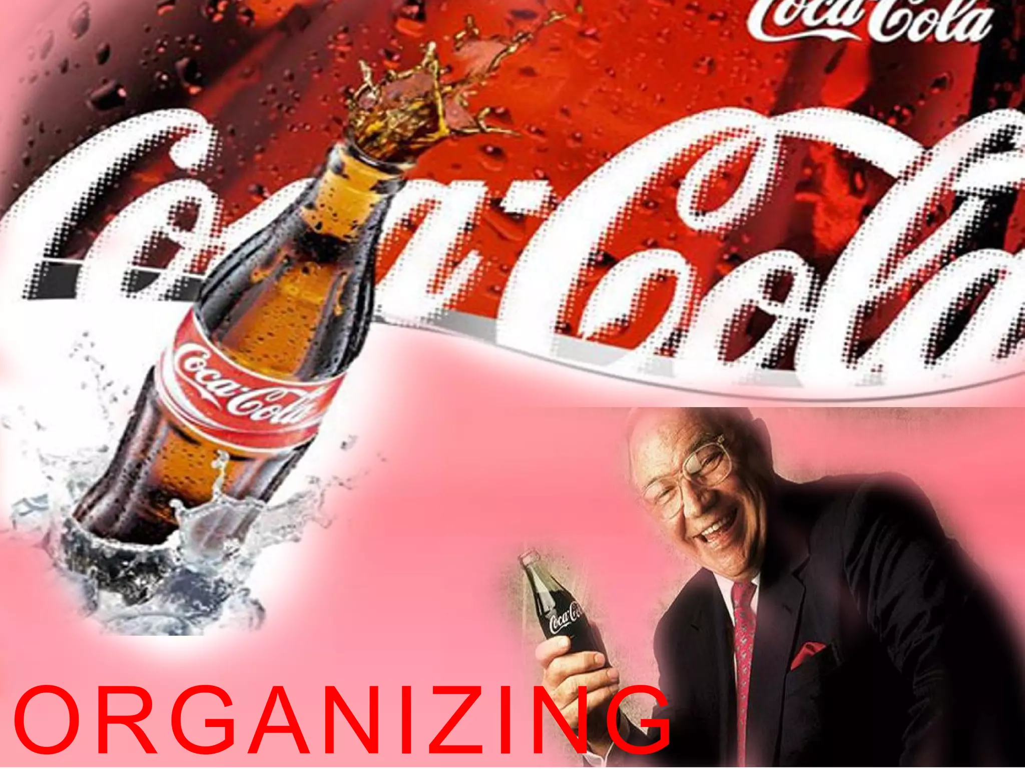 CONTENT:
PLANNING
ORGANIZING
LEADING
CONTROLLING
ORGANIZING
 