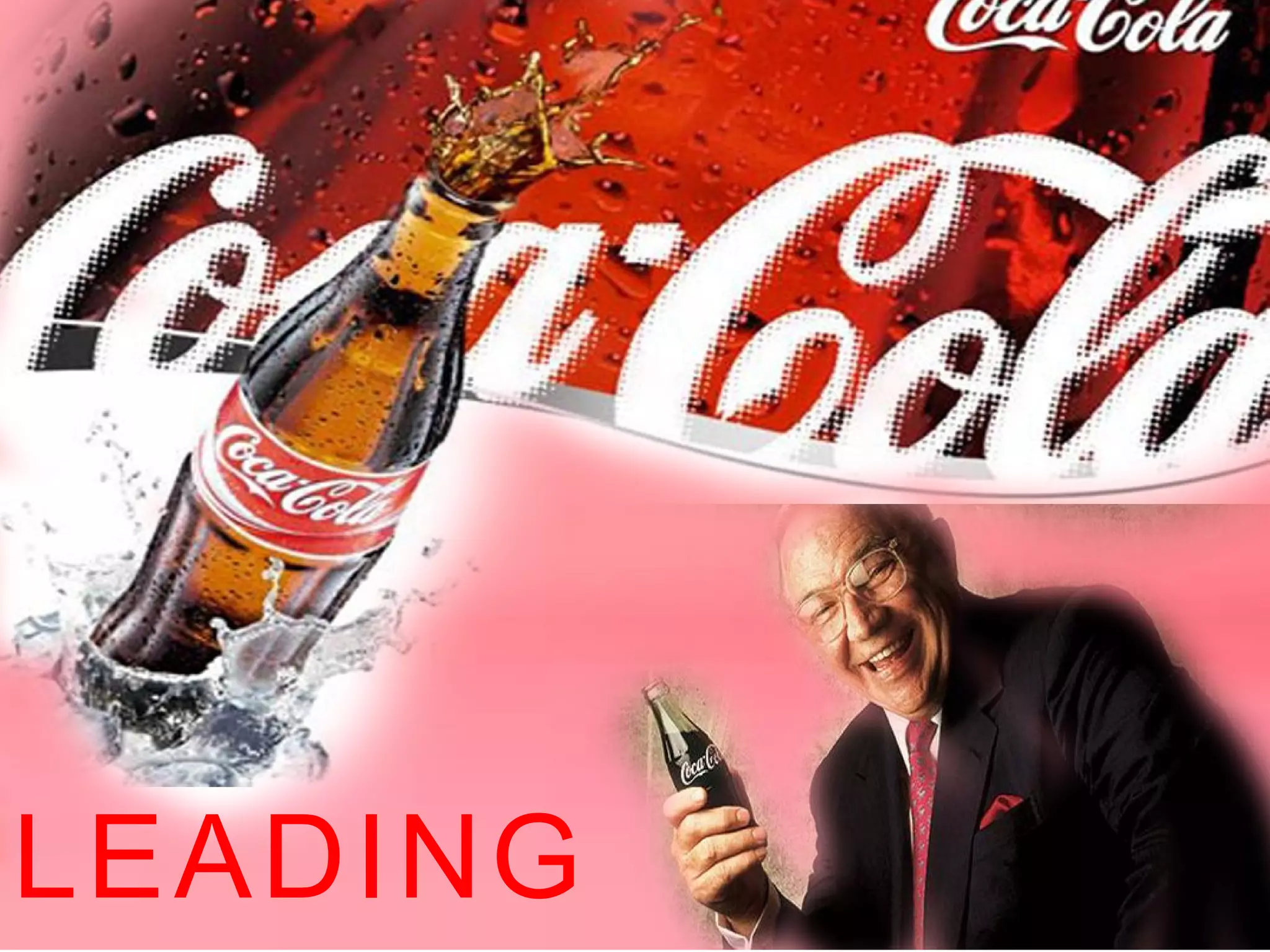 CONTENT:
PLANNING
ORGANIZING
LEADING
CONTROLLING
LEADING
 