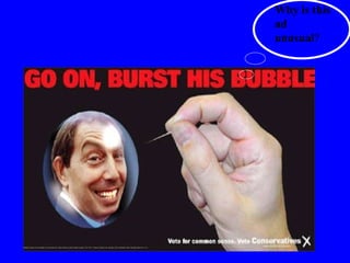 5 unit learning outcomes (p2): read and understand them Lecture plus seminar weekly sessions Reading !!!!!! Assignments: 1. End term 1 Expectations  2. Start term 3 Expectations  Weighted  marking criteria (p 3 & 4) Tutorial support  Why is this ad unusual ?   