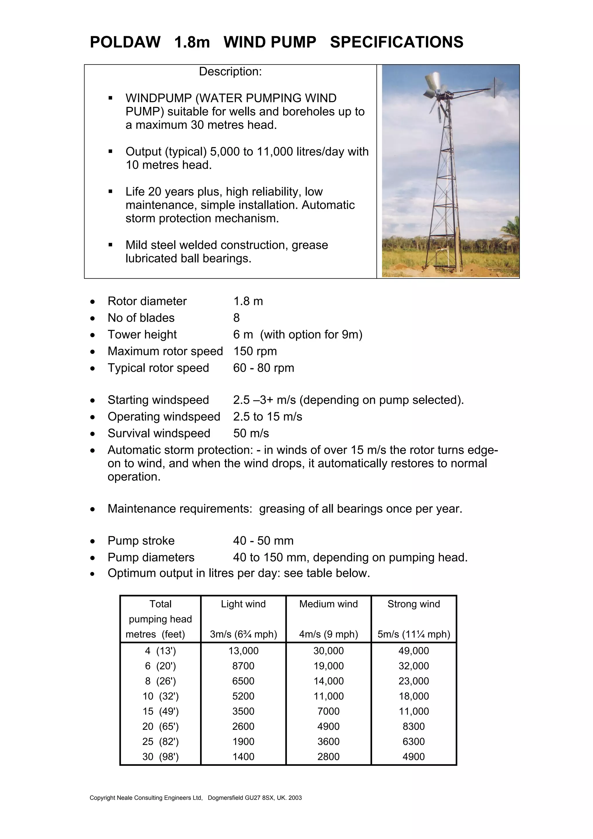 Poldaw specifications | PDF
