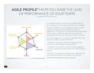 11
OUR MISSION
PÖL facilitates transformation and increases the performance of
individuals and companies through conferences, workshops,
coaching, and trainings in innovation, leadership and strategy,
based on lean & agile values and practices.
 