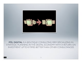 PRESSURES FROM THE ENVIRONMENT ARE PUSHING
COMPANIES TO CONSTANTLY MOVE AND ADJUST
3
Volatility Changes are happening fast and are unpredictable
Uncertainty
The ﬁve-year strategic plan has gone through, it is impossible to
know whether the 12-month plan will be viable
Complexity
The company is an open system where the interdependencies
between players are numerous and complex
Ambiguity
The certainty of the result of large investments gives way to
experimentation and rapid iteration
End of cycles
Business models change to more innovative, more open-ended
models that offer more value to customers
Selfhood
Someone want to be recognized for what he/she is, and to exist
in a group whose raison d'être and purpose he/she shares
 