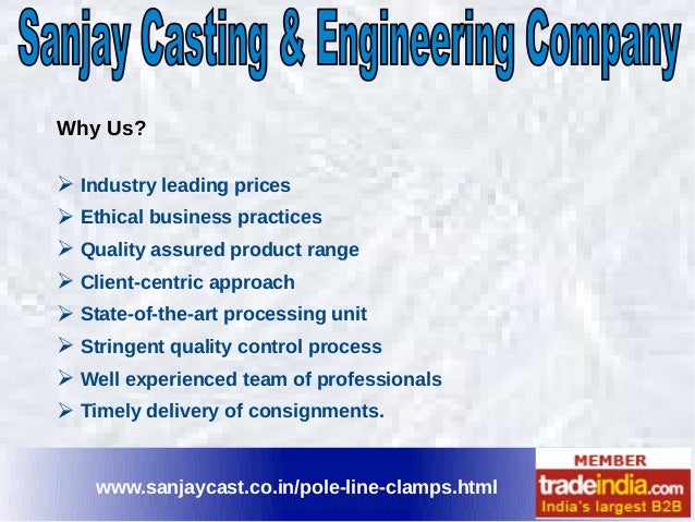 Line Drawing Method Ethics : Pole line clamps exporter manufacturer sanjay casting