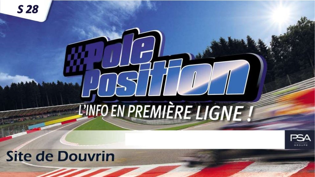 Pôle Position S 28/2019