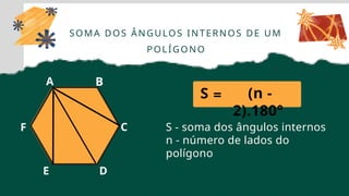 Polígonos - Elementos, Classificação, Soma dos ângulos internos de um ...