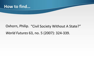 POLI319 Research Tips