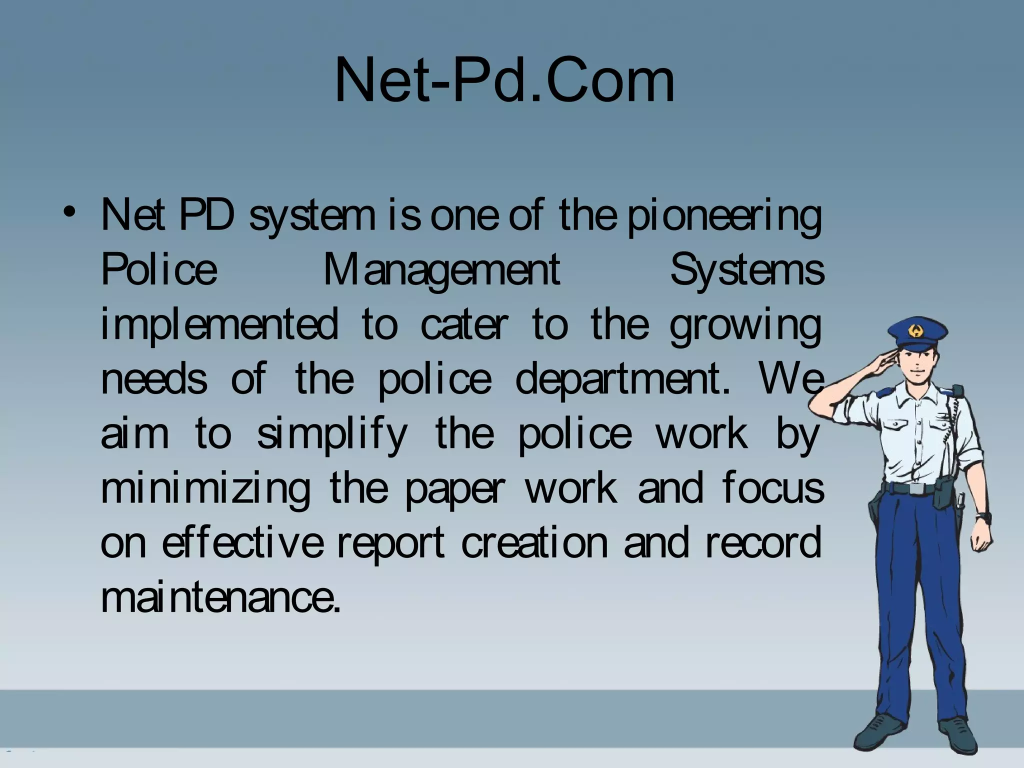 Police Management System | PPT
