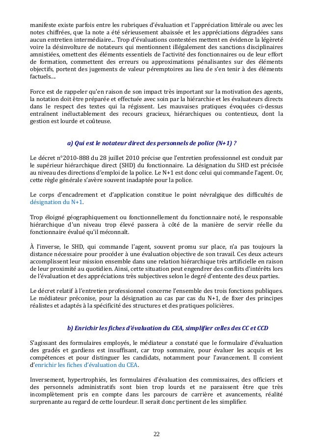 Exemple De Rapport Sur La Manière De Servir Dun Fonctionnaire  Le
