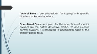 Tactical Task For Rpol Criminology Police-Planning-Chapter-2-and-3.pptx. | PPTX