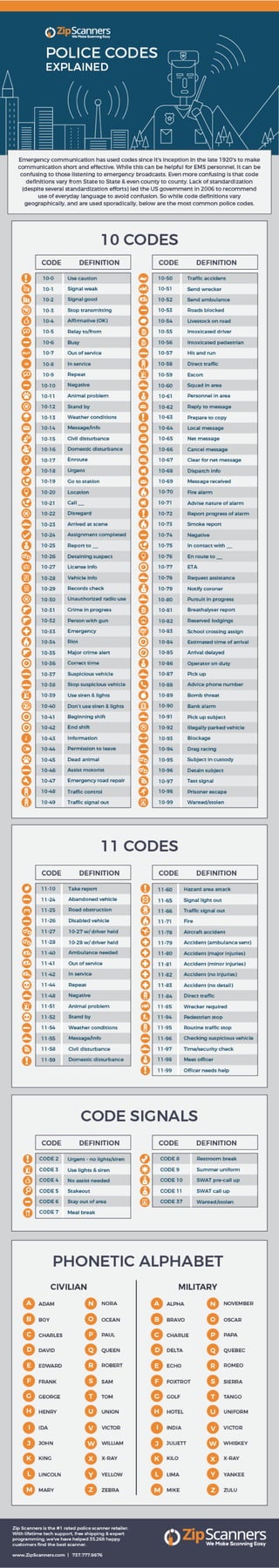 Police Codes Explained | PDF