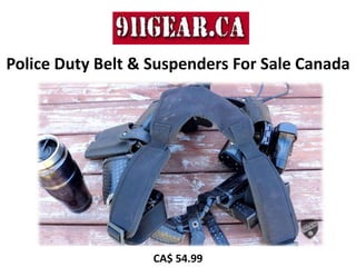 Police Duty Belt & Suspenders For Sale Canada
CA$ 54.99
 