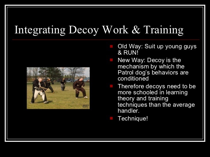 Police K9 Decoy School Presentation